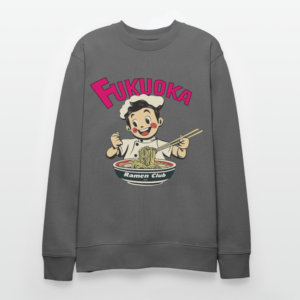 Fukuoka Ramen Club, Ekologisk sweatshirt CHANGER unisex från Stanley/Stella - kolgrå