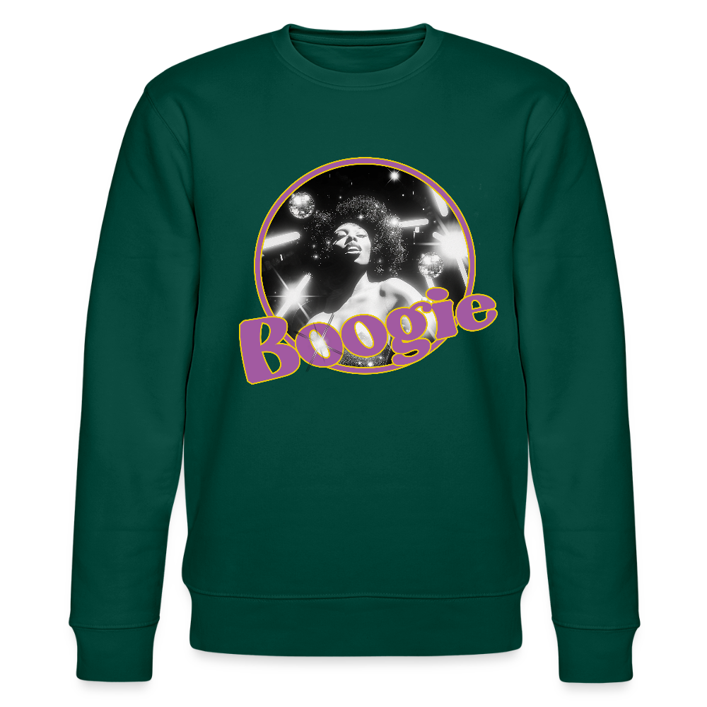 Electric Groove, Ekologisk sweatshirt CHANGER unisex från Stanley/Stella - skogsgrön