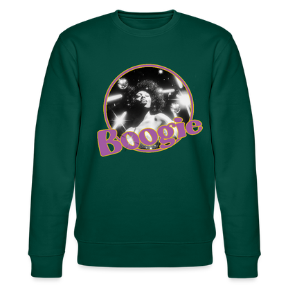 Electric Groove, Ekologisk sweatshirt CHANGER unisex från Stanley/Stella - skogsgrön