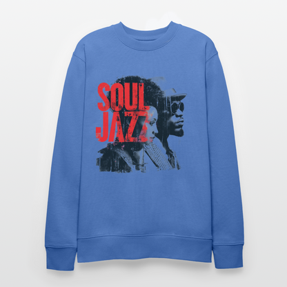 The Essence of Soul Jazz, Ekologisk sweatshirt CHANGER unisex från Stanley/Stella - blå