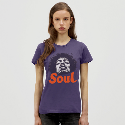 A Soul Awakening, T-shirt dam - mörklila