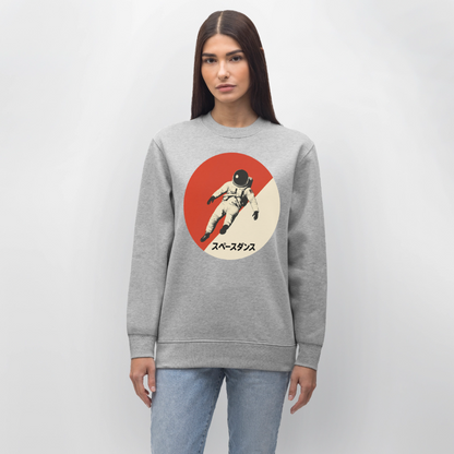 Space Dance, Ekologisk sweatshirt CHANGER unisex från Stanley/Stella - gråmelerad
