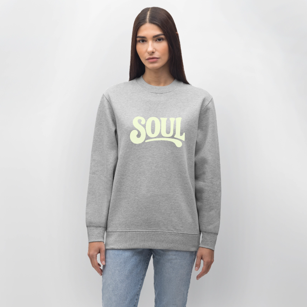 All About Soul, Ekologisk sweatshirt CHANGER unisex från Stanley/Stella - gråmelerad