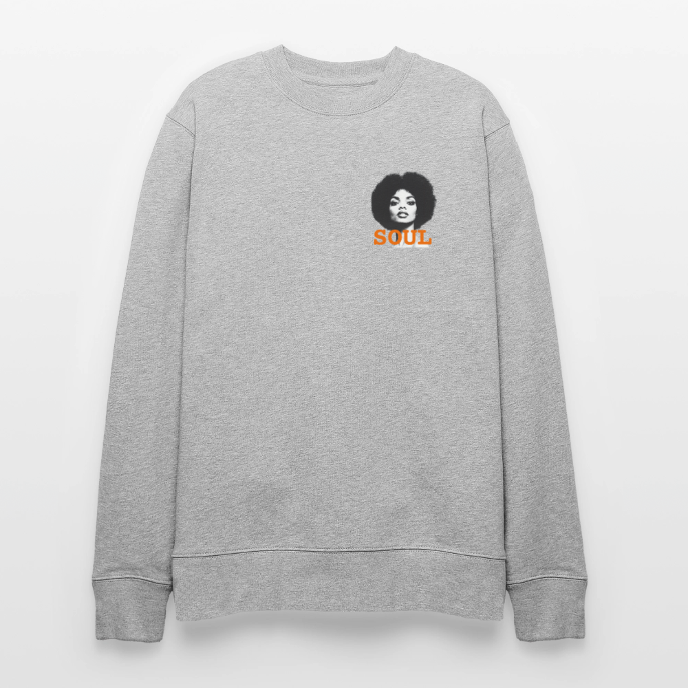 SOUL PWR, Ekologisk sweatshirt CHANGER unisex från Stanley/Stella - gråmelerad