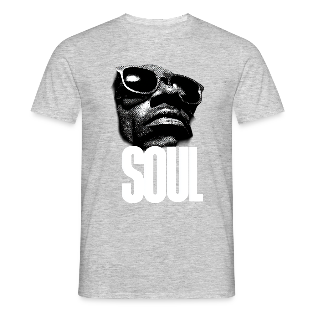 Soul Frequency, T-shirt herr - gråmelerad