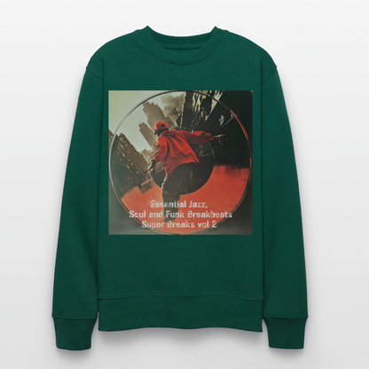 Super Breaks vol 2, Ekologisk sweatshirt CHANGER unisex från Stanley/Stella - skogsgrön