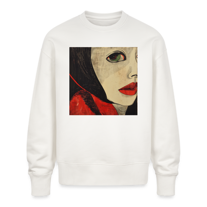 Fiskarfruns öga, Ekologisk oversizetröja RADDER unisex från Stanley/Stella - OFF WHITE