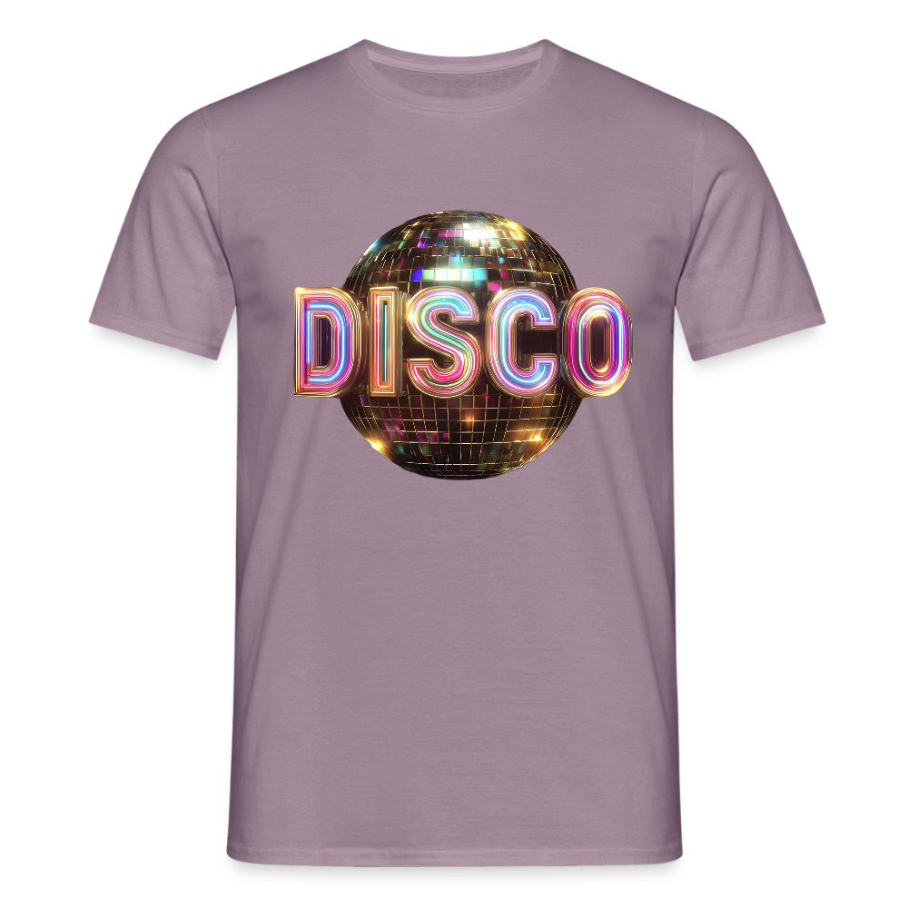 Disco Dreamscape, T-shirt herr - lilagrå 