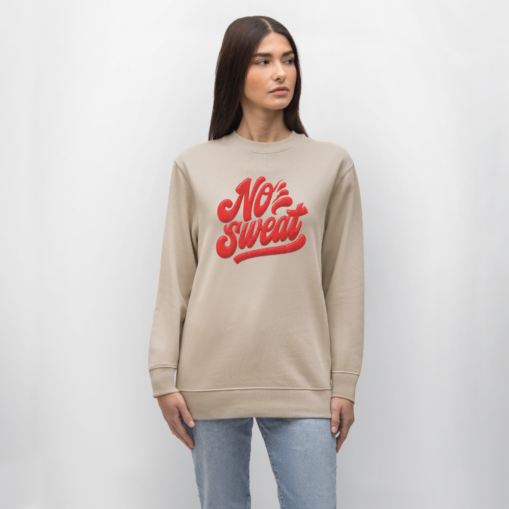 No Sweat, Ekologisk sweatshirt CHANGER unisex från Stanley/Stella - beige