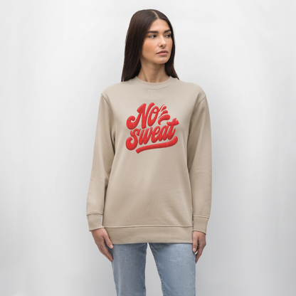 No Sweat, Ekologisk sweatshirt CHANGER unisex från Stanley/Stella - beige