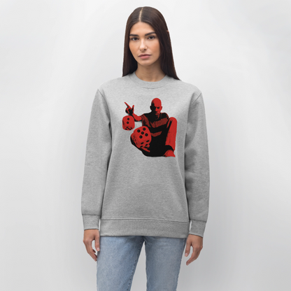 Six Side Story,  Ekologisk sweatshirt CHANGER unisex från Stanley/Stella - gråmelerad