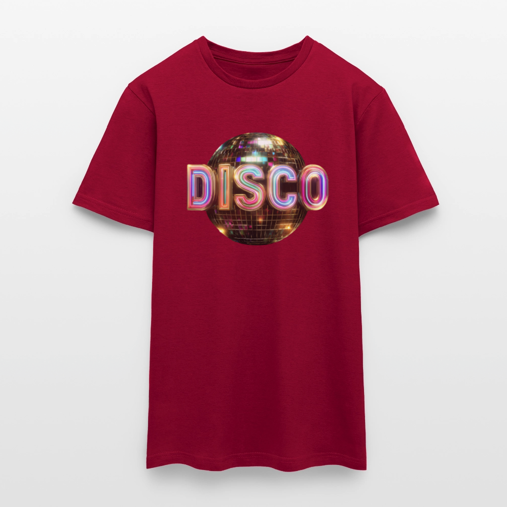 Disco Dreamscape, T-shirt herr - tegelröd