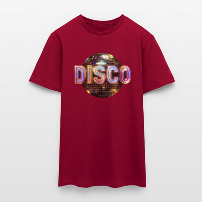 Disco Dreamscape, T-shirt herr - tegelröd