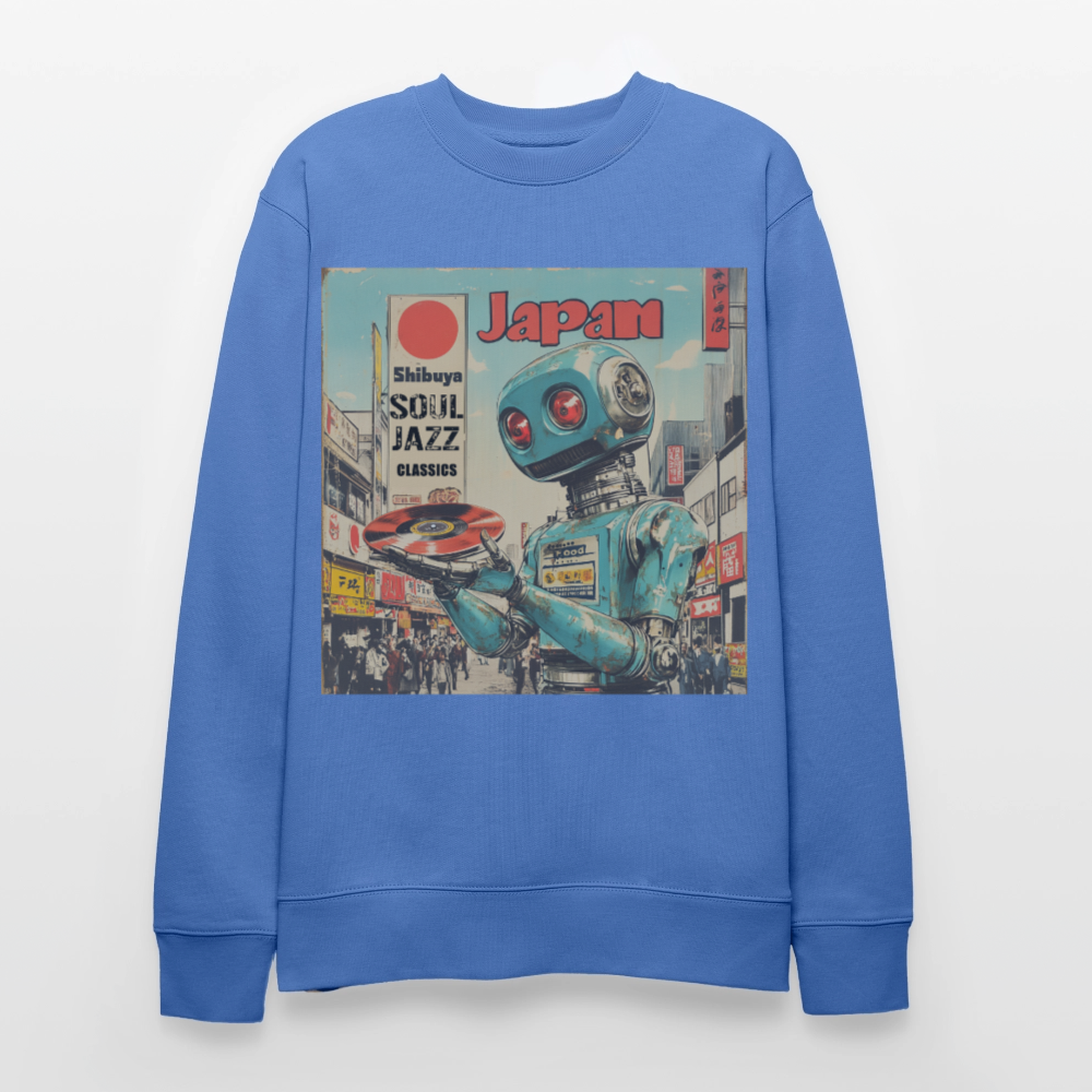 Shibuya Soul Jazz Classics, Ekologisk sweatshirt CHANGER unisex från Stanley/Stella - blå