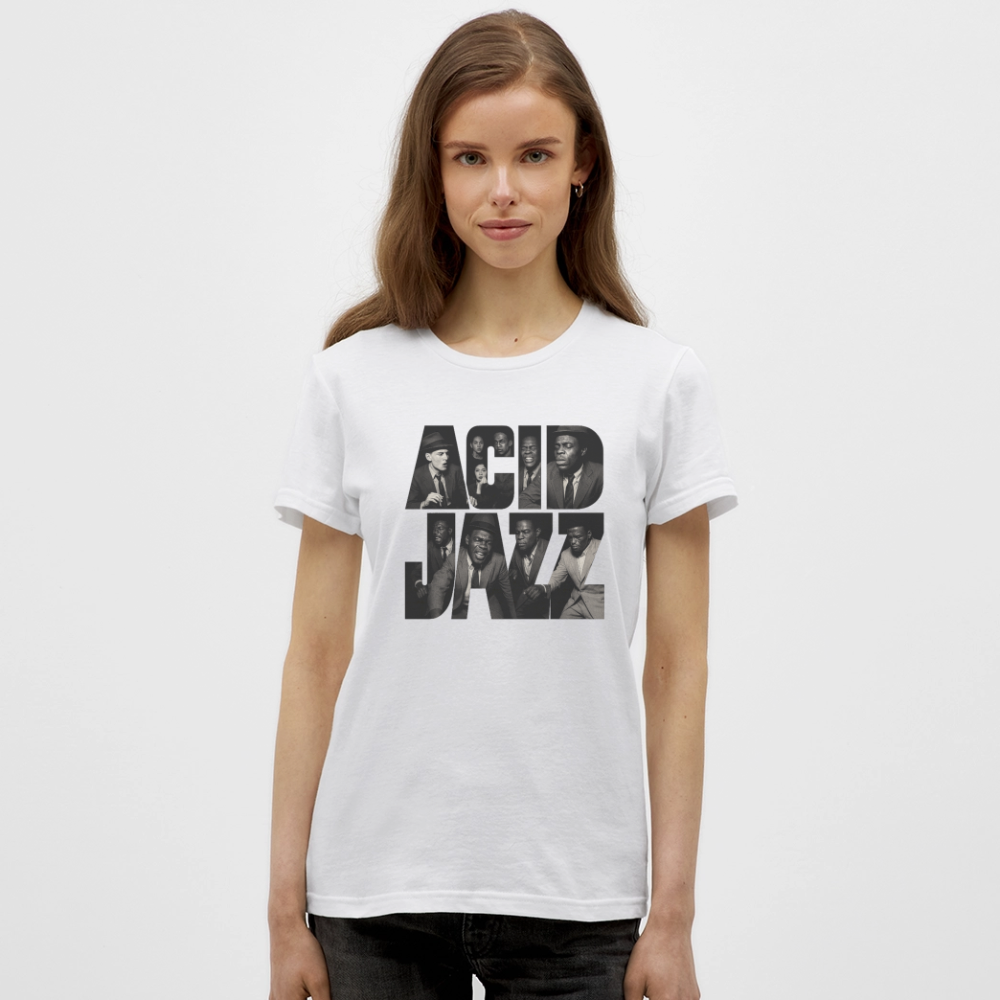 80s Club Jazzdance, T-shirt dam - vit