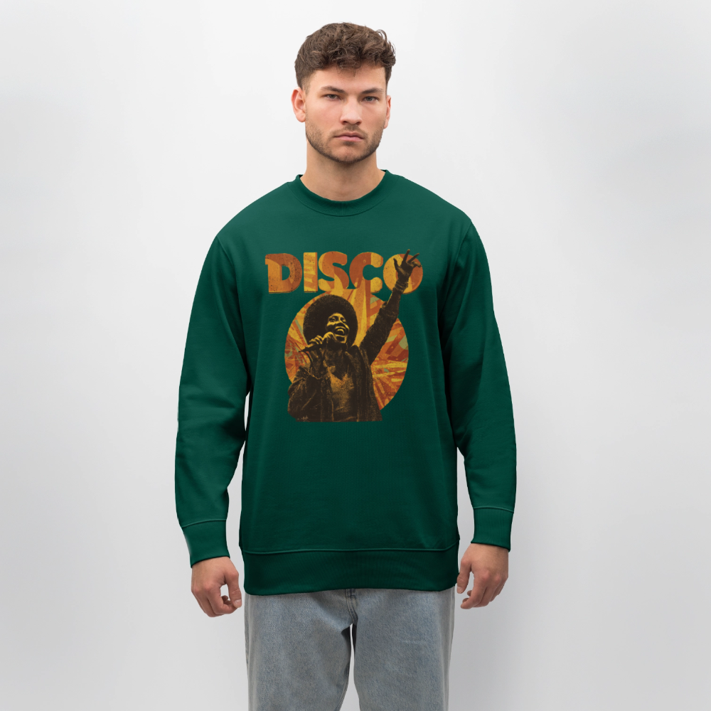 Boogie Soul, Ekologisk sweatshirt CHANGER unisex från Stanley/Stella - skogsgrön