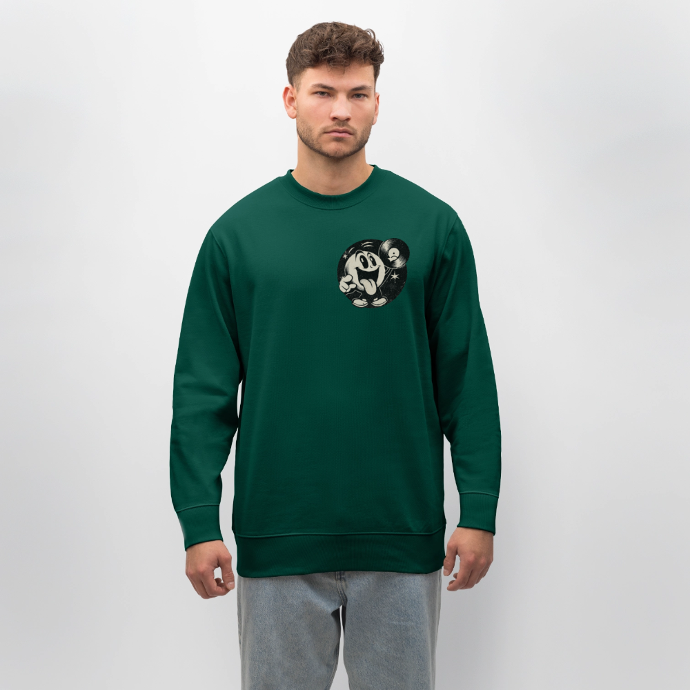 Groove Chaser, Ekologisk sweatshirt CHANGER unisex från Stanley/Stella - skogsgrön