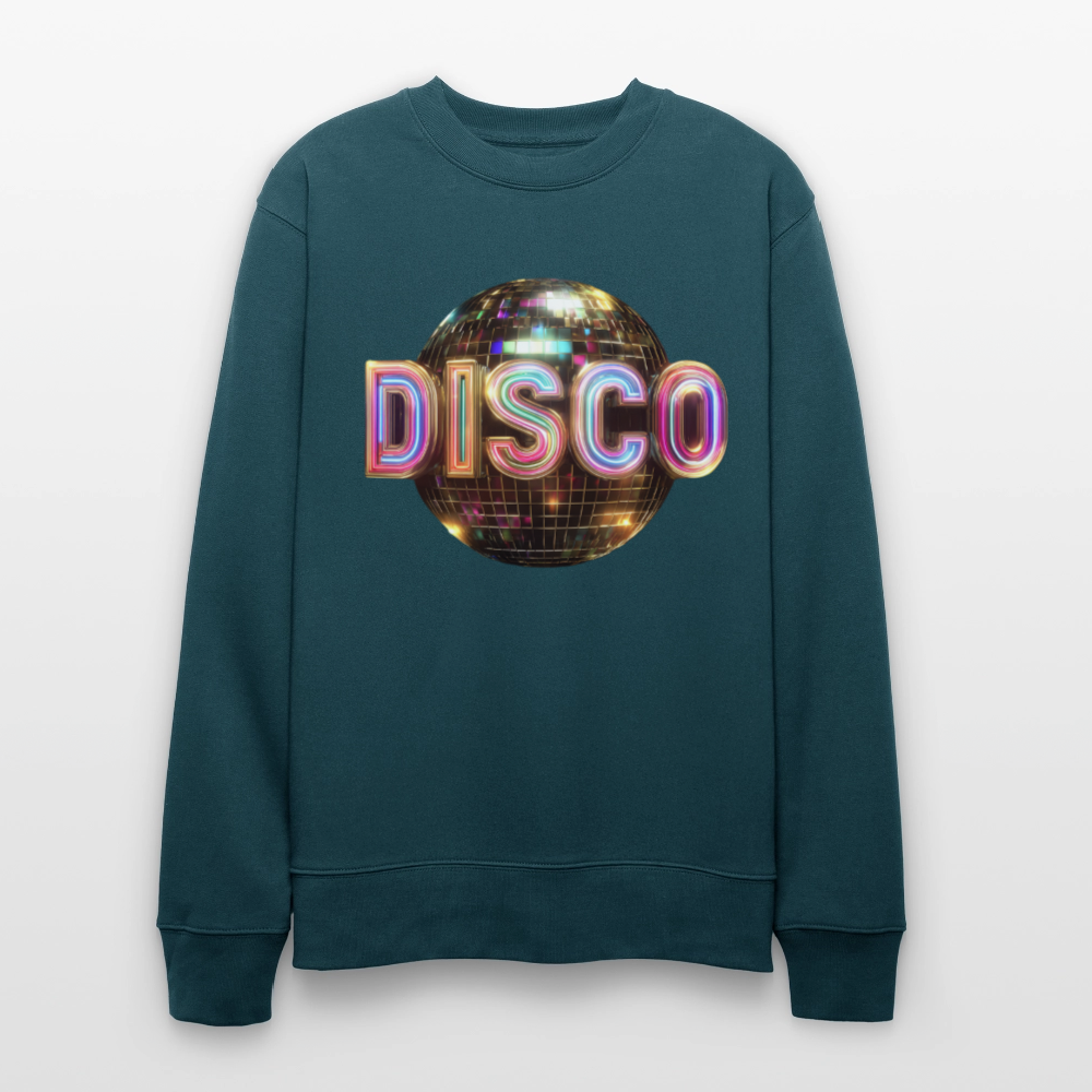 Disco Dreamscape, Ekologisk sweatshirt CHANGER unisex från Stanley/Stella - mörk petrol
