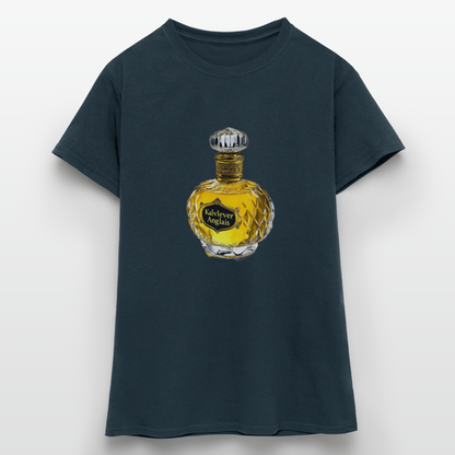 Eau de Perfume, T-shirt dam - marinblå