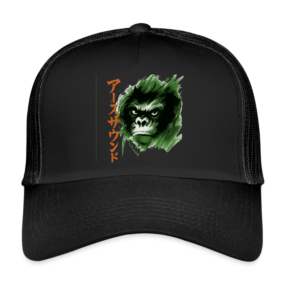 Earth Sound, Trucker Cap - svart/svart