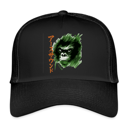 Earth Sound, Trucker Cap - svart/svart