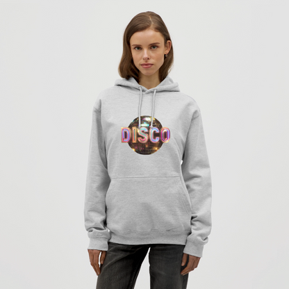 Disco Dreamscape, Luvtröja unisex - ljusgråmelerad