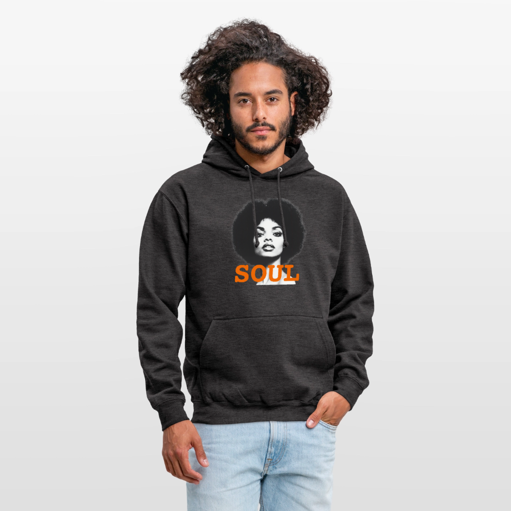 Luvtröja unisex - kolgrå