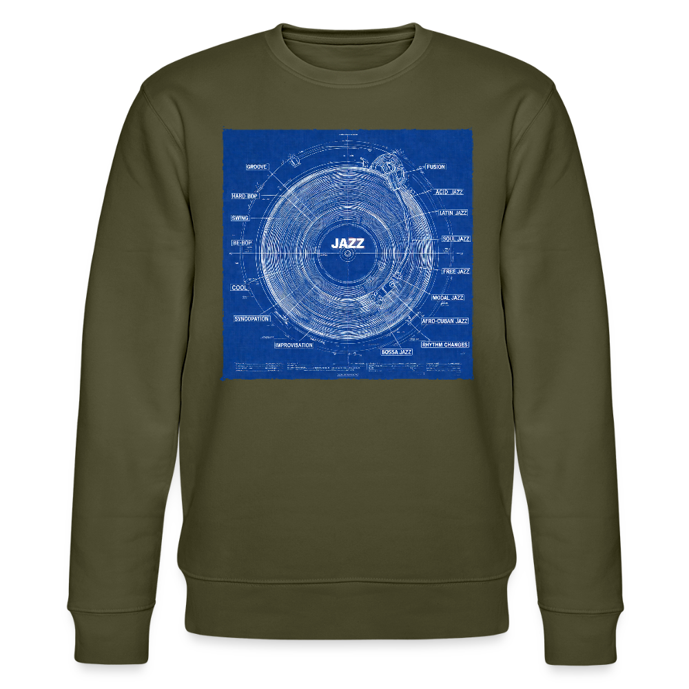 Kind of Blueprint, Ekologisk sweatshirt CHANGER unisex från Stanley/Stella - kaki