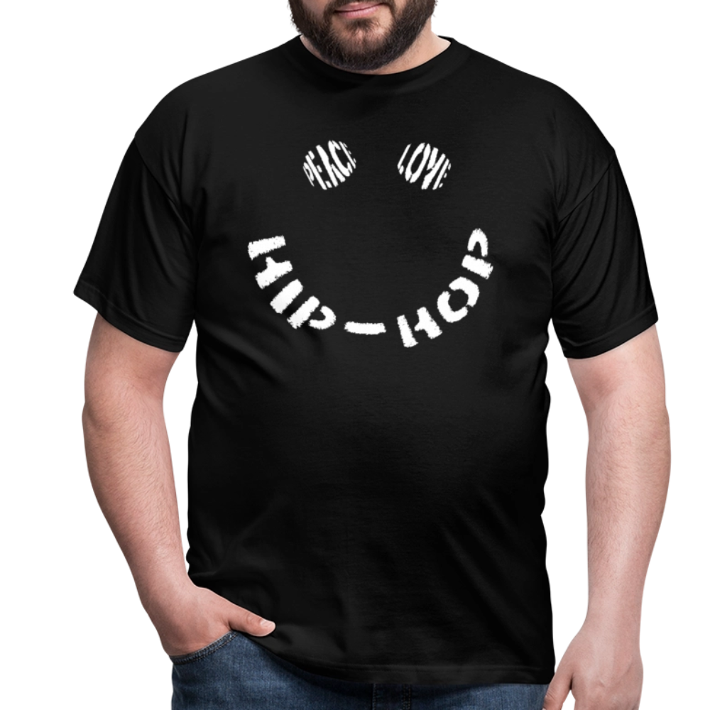 Peace, Love & Hip-Hop, T-shirt herr - svart