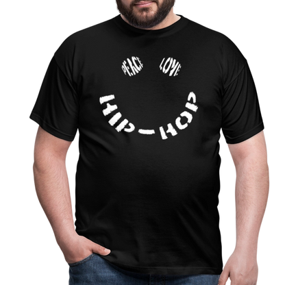 Peace, Love & Hip-Hop, T-shirt herr - svart