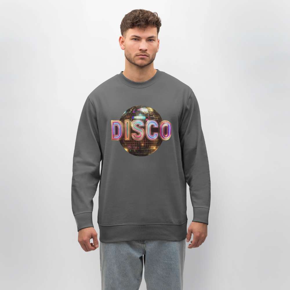 Disco Dreamscape, Ekologisk sweatshirt CHANGER unisex från Stanley/Stella - kolgrå