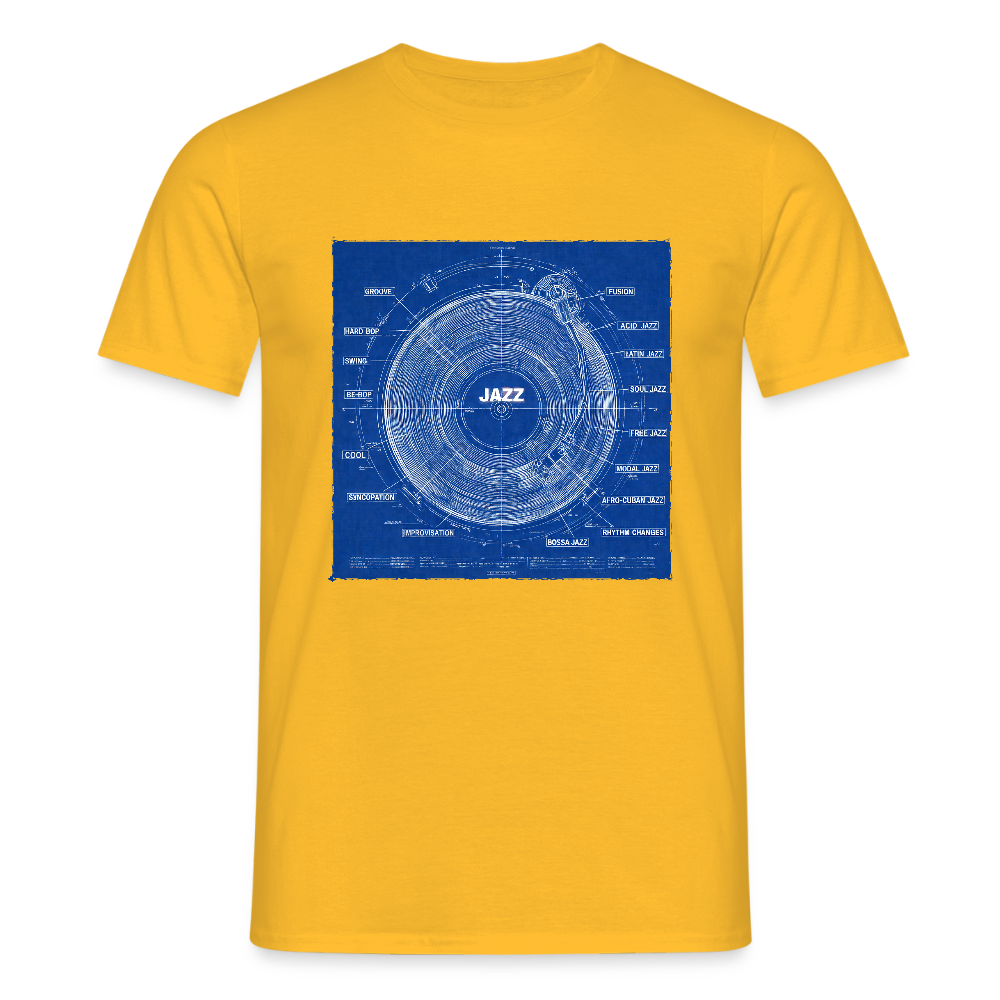 Kind of Blueprint, T-shirt unisex - gul