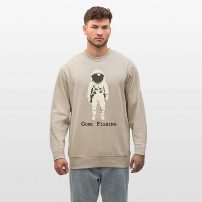 Drifting Beyond – Gone Fishing, Ekologisk sweatshirt CHANGER unisex från Stanley/Stella - beige