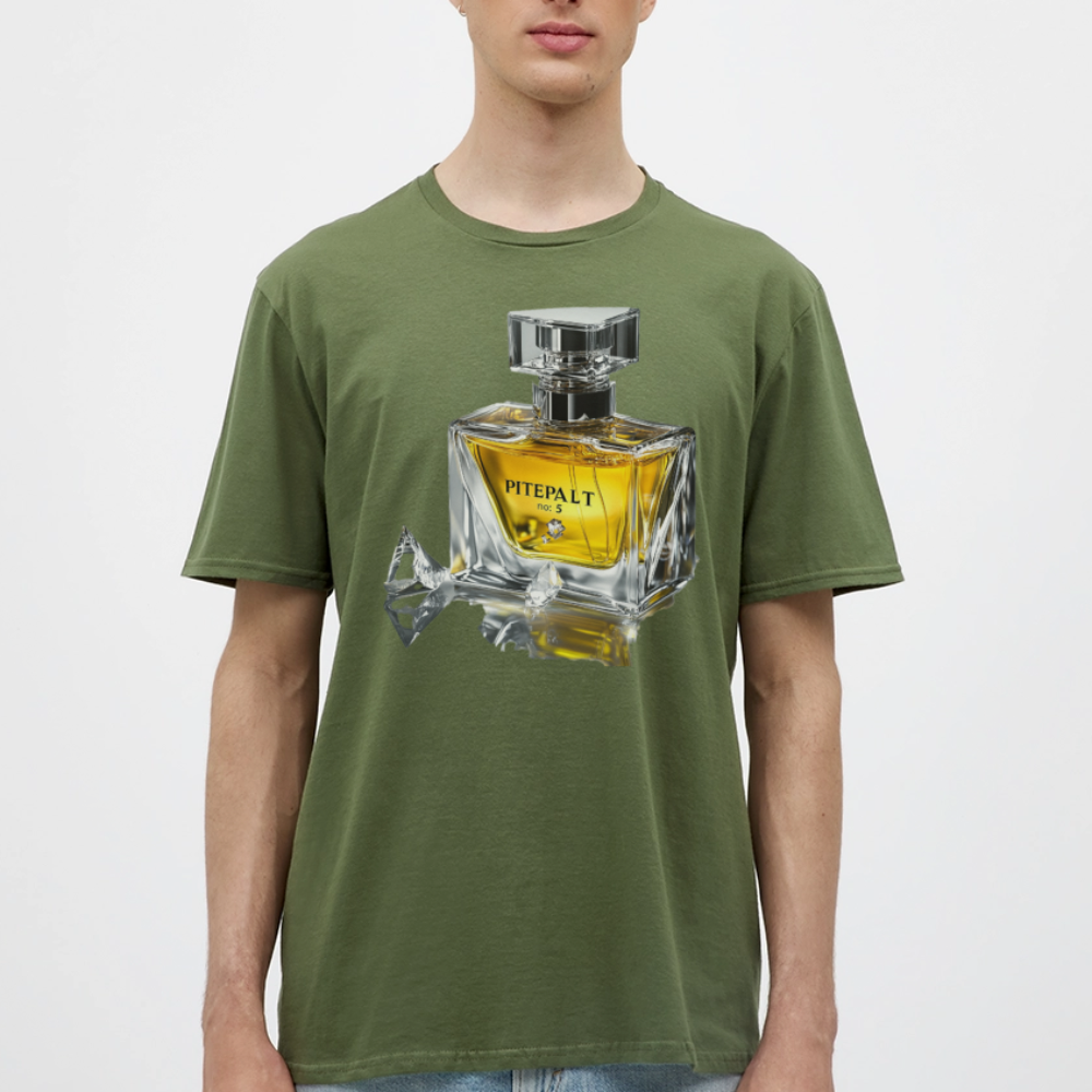 Pitepalt no:5, T-shirt herr - Militärgrön