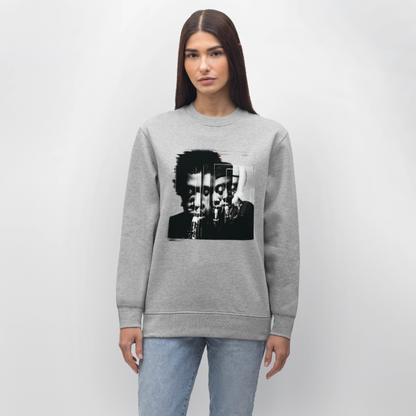 Between Breaths, Ekologisk sweatshirt CHANGER unisex från Stanley/Stella - gråmelerad