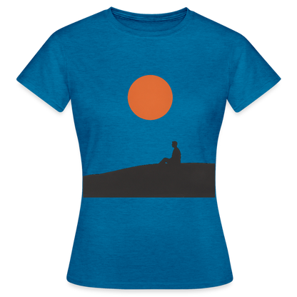 Under the sun, T-shirt dam - antikblå safirljung