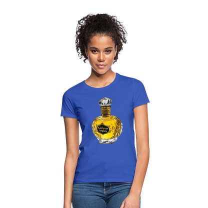 Eau de Perfume, T-shirt dam - royalblå