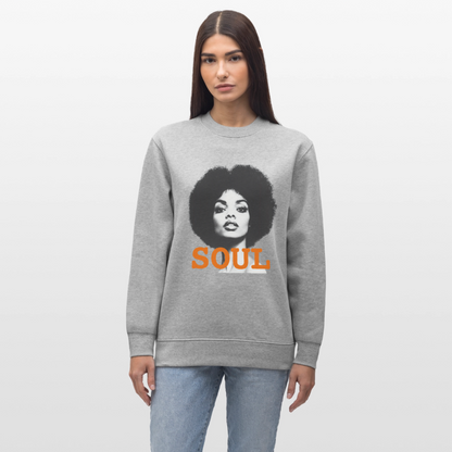 Soul PWR, Ekologisk sweatshirt CHANGER unisex från Stanley/Stella - gråmelerad