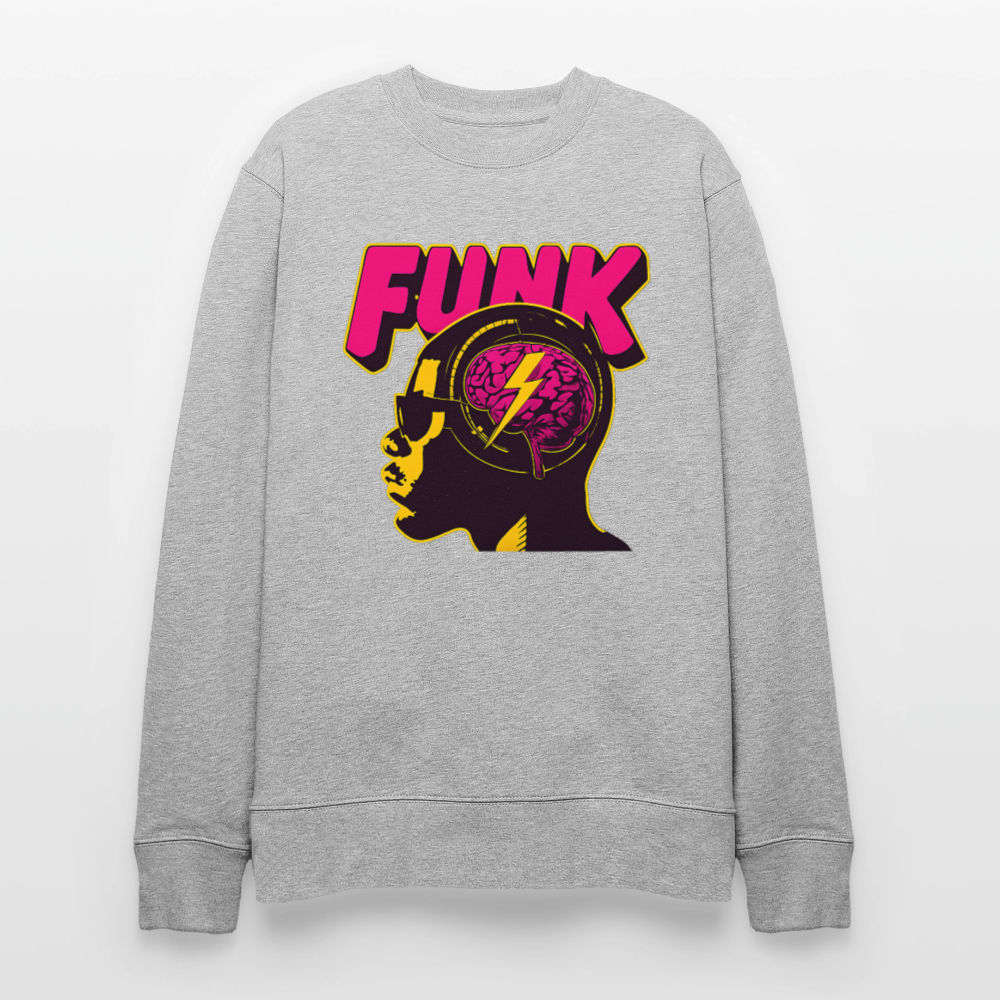 Funk Head, Ekologisk sweatshirt CHANGER unisex från Stanley/Stella - gråmelerad