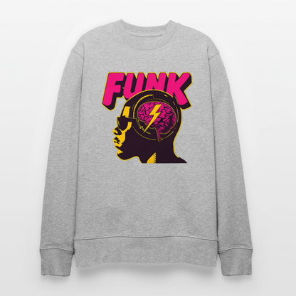 Funk Head, Ekologisk sweatshirt CHANGER unisex från Stanley/Stella - gråmelerad