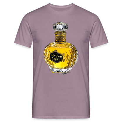 Eau de Perfume, T-shirt herr - lilagrå 