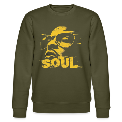 Funky Soul, Ekologisk sweatshirt CHANGER unisex från Stanley/Stella - kaki