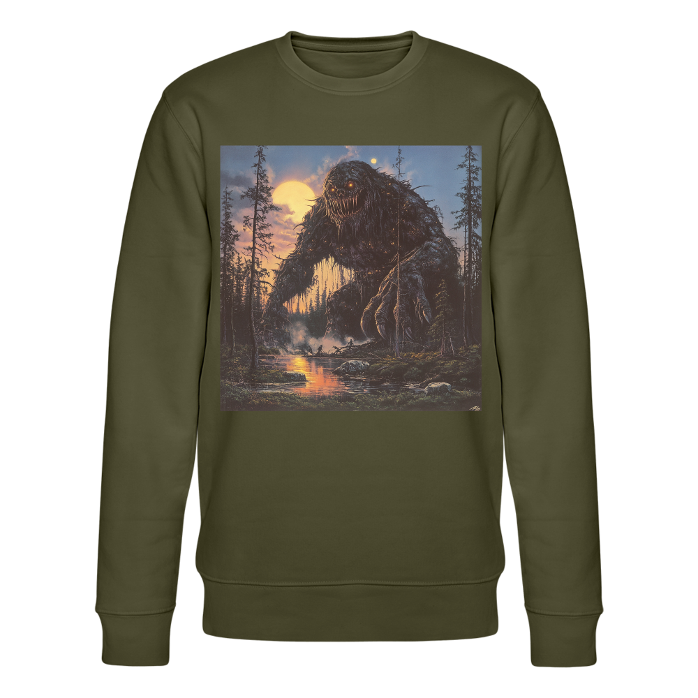 I Skuggorna av Värmland, Ekologisk sweatshirt CHANGER unisex från Stanley/Stella - kaki