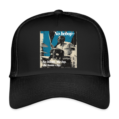 Push It Bebop, Trucker Cap - svart/svart