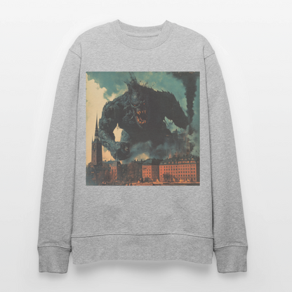 Helvetesstorm över Staden, Ekologisk sweatshirt CHANGER unisex från Stanley/Stella - gråmelerad