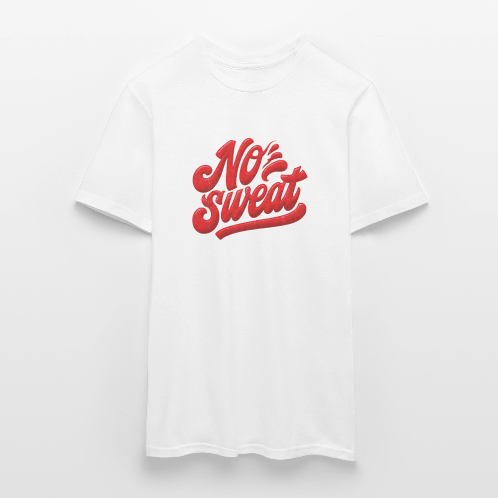 No sweat, T-shirt unisex - vit