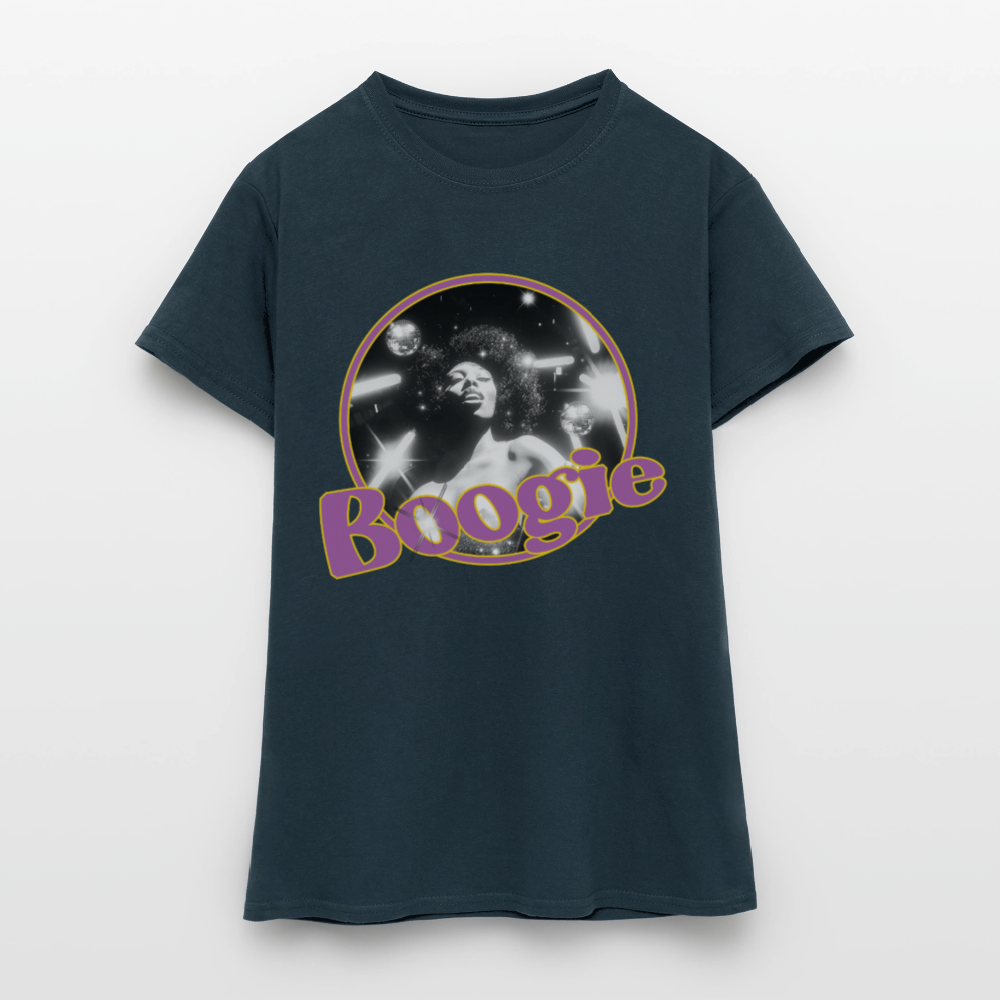 Electric Groove, T-shirt dam - marinblå