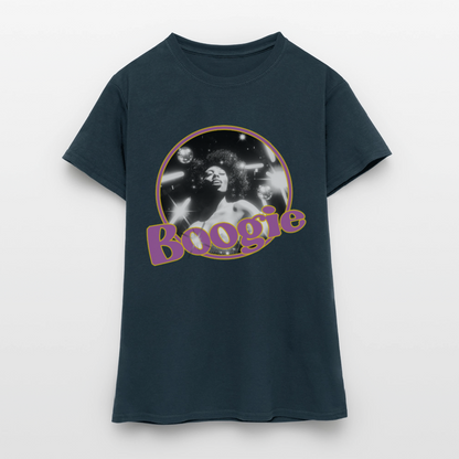 Electric Groove, T-shirt dam - marinblå