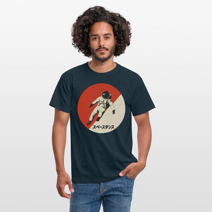 Space Dance, T-shirt unisex - marinblå