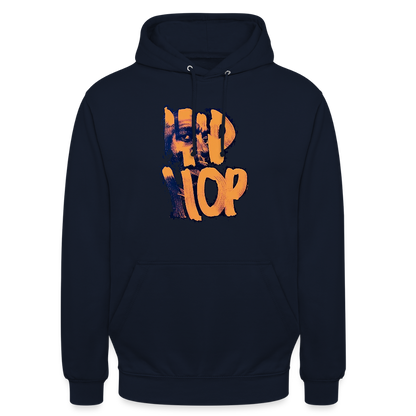 Raised on Boom Bap, Luvtröja unisex - marinblå